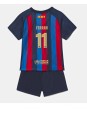 Barcelona Ferran Torres #11 Heimtrikotsatz für Kinder 2022-23 Kurzarm (+ Kurze Hosen)